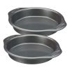 15-Piece Hard Enamel Aluminum Nonstick Cookware Set, Gray